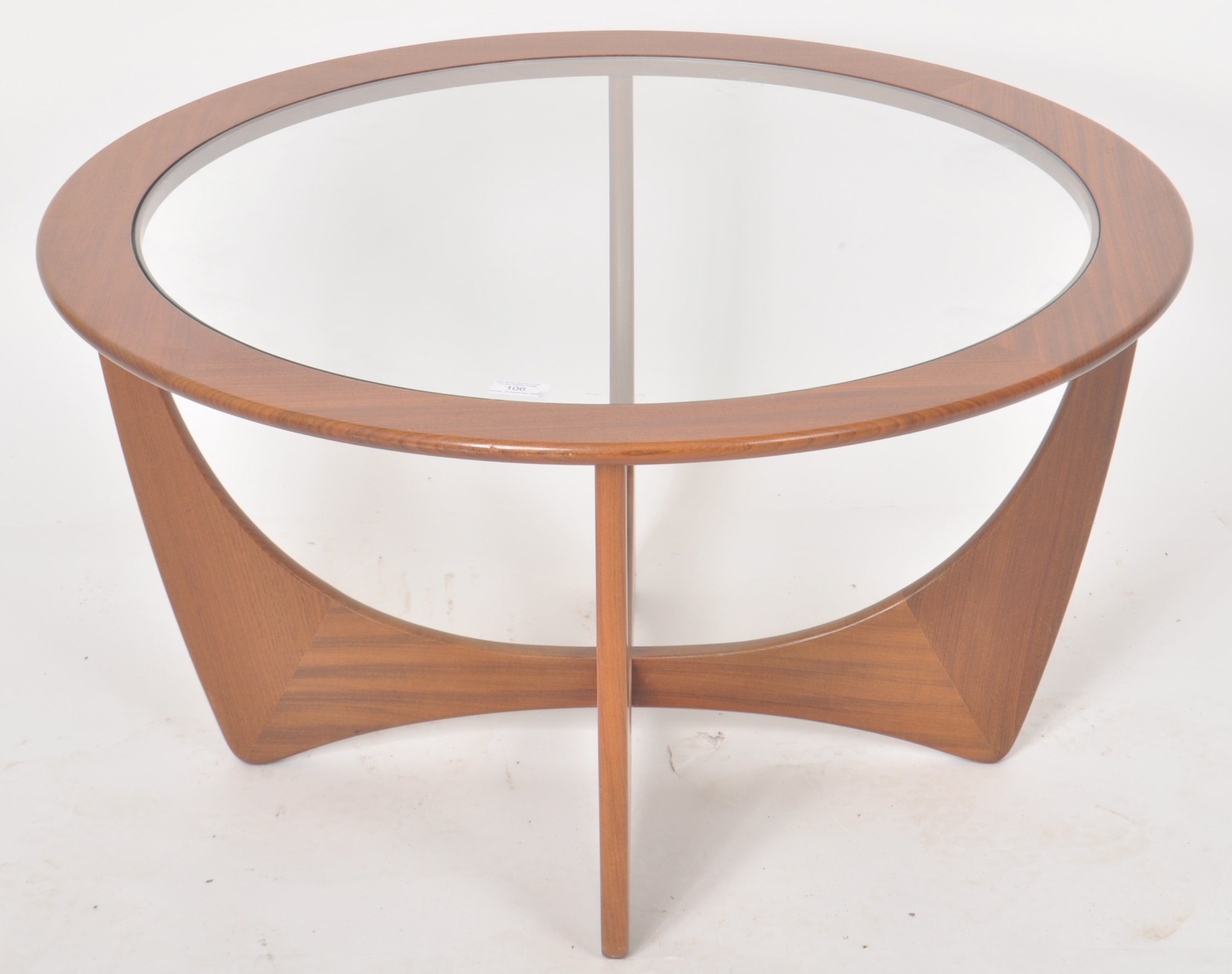 G PLAN ASTRO - MID CENTURY TEAK AND GLASS COFFEE TABLE - Image 2 of 5