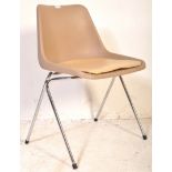 ROBIN DAY FOR HILLE - RETRO FORMED PLASTIC DESK / SIDE CHAIR