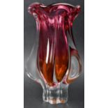 JOSEF HOSPODKA FOR CHRIBSKA UNION - STUDIO GLASS VASE