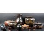 STUDIO ART POTTERY - COLLECTION OF GLAZED STONEWARE PIECES