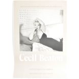 1984 FRENCH CECIL BEATON EXHIBITION POSTER OF MARILYN MONROE