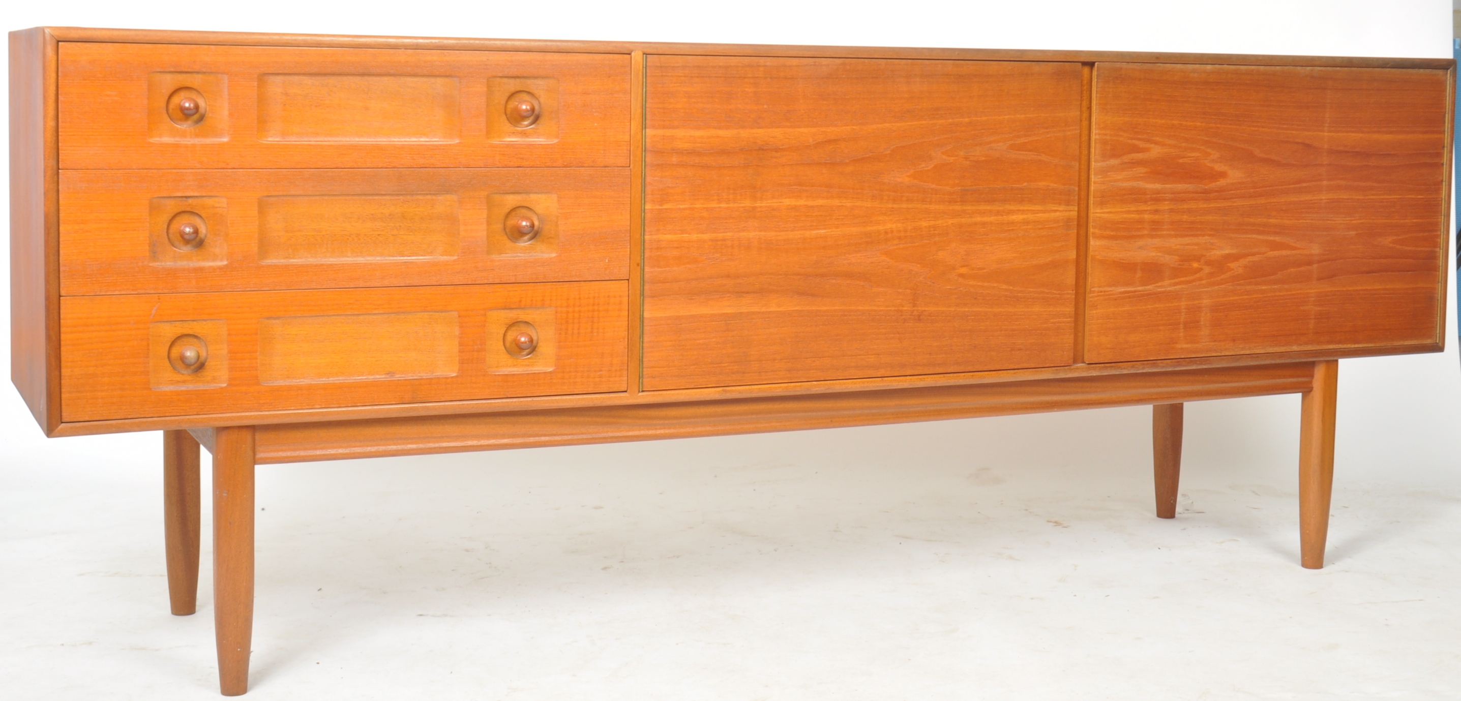 MCINTOSH & CO - MID CENTURY TEAK SIDEBOARD CREDENZA