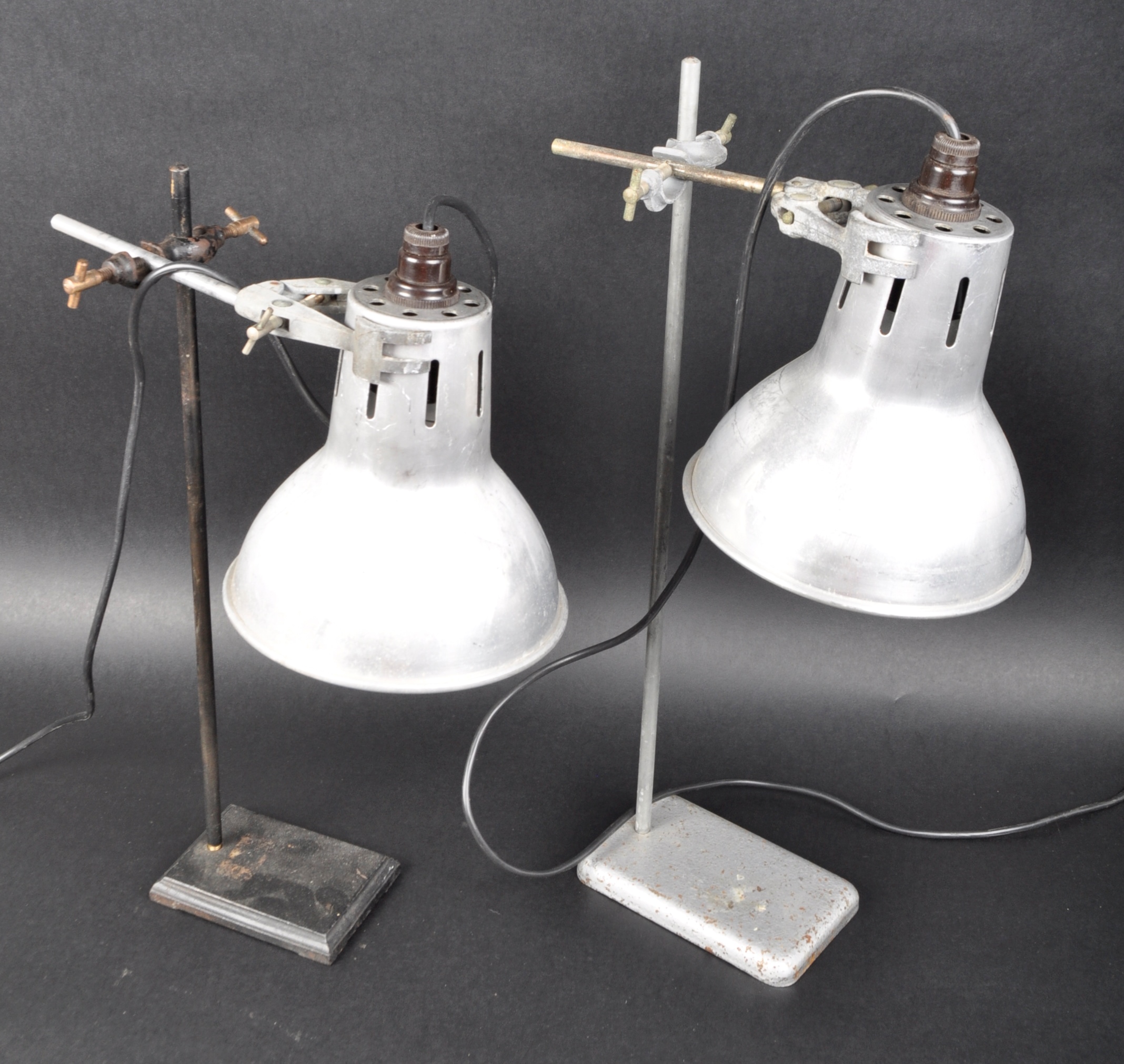 PAIR OF 20TH CENTURY INDUSTRIAL / SCIENTIFIC LAMPS - Image 2 of 6