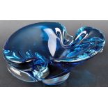 RETRO MID CENTURY ITALIAN MURANO SOMMERSO STUDIO BOWL