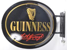 GUINNESS - LARGE ADVERTISING DOUBLE SIDE LIGHT BOX SIGN