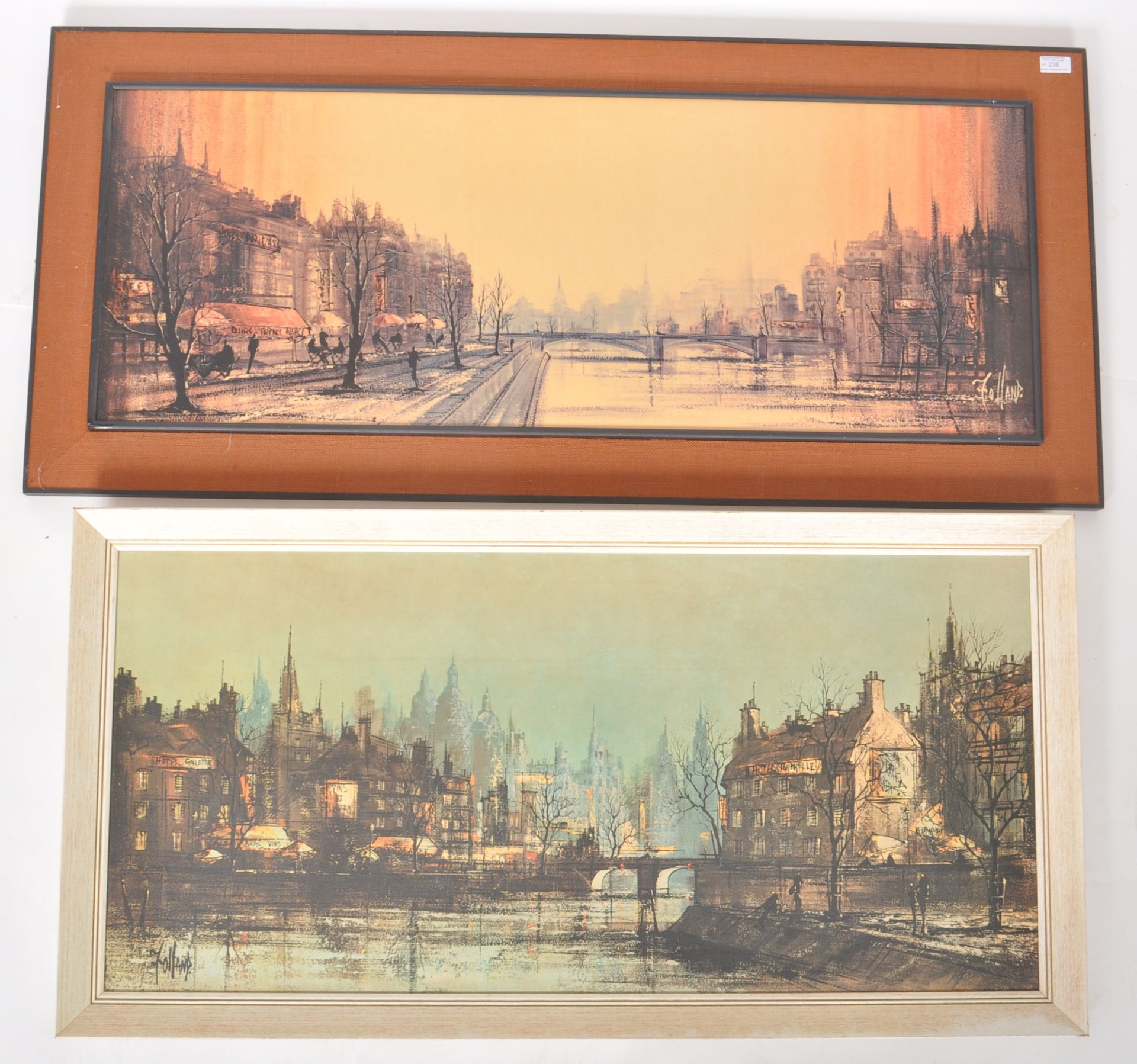 RONALD NORMAN FOLLAND - TWO MID CENTURY FRAMED PRINTS - Image 4 of 6