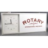 ROTARY - VINTAGE LIGHT BOX CLOCK / SIGN