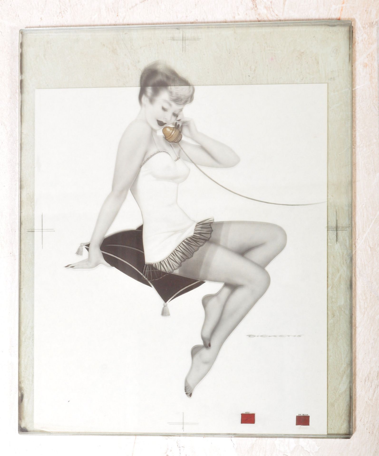 BUSY NUMBER - SET OF SIX BALLERINA PRINTING GLASS PLATES - Image 2 of 5