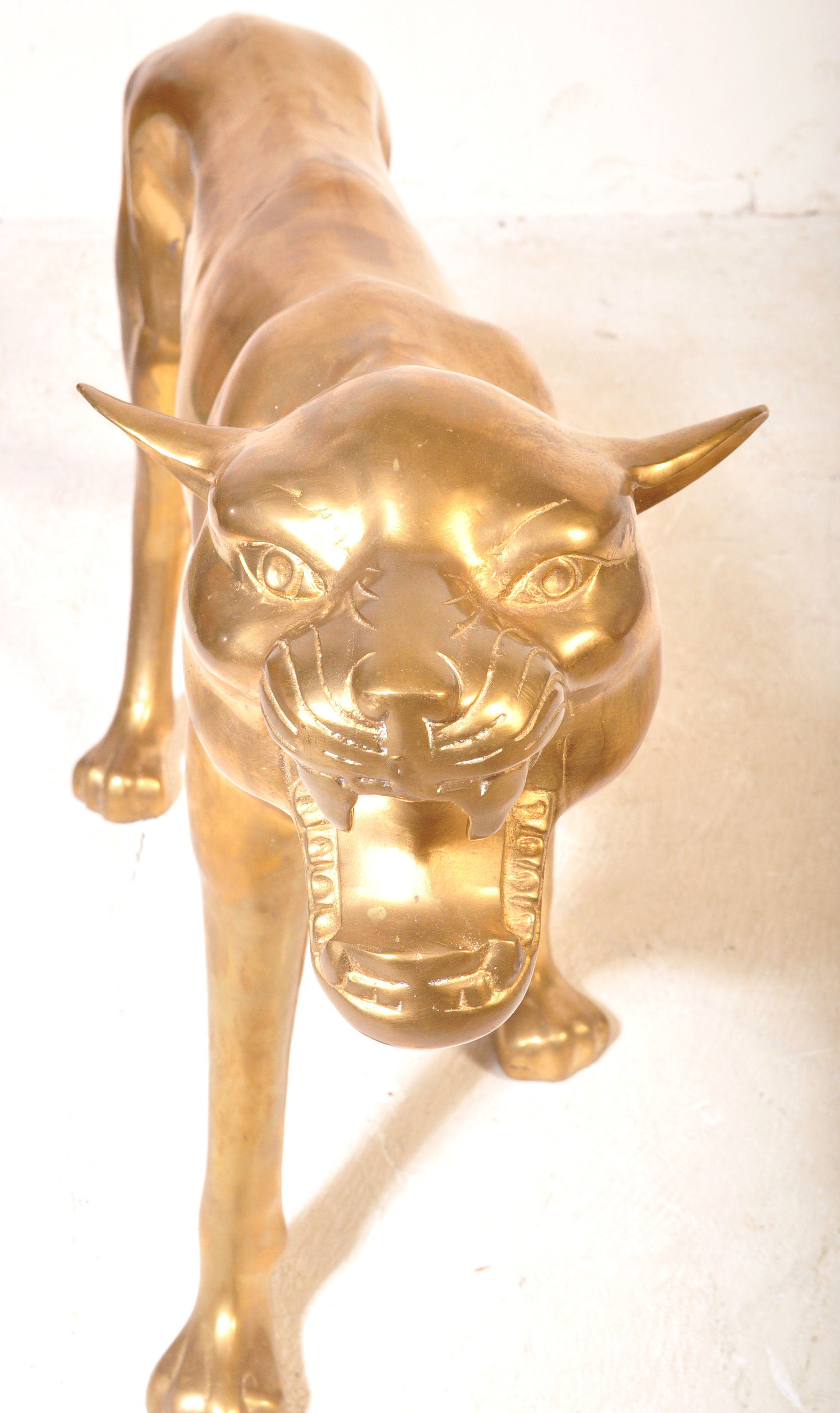 LARGE 70s / 80s CAST BRASS PANTHER / JAGUAR - Bild 7 aus 7