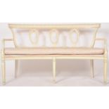 MID CENTURY FRENCH INFLUENCED TWO SEATER SALON SOFA