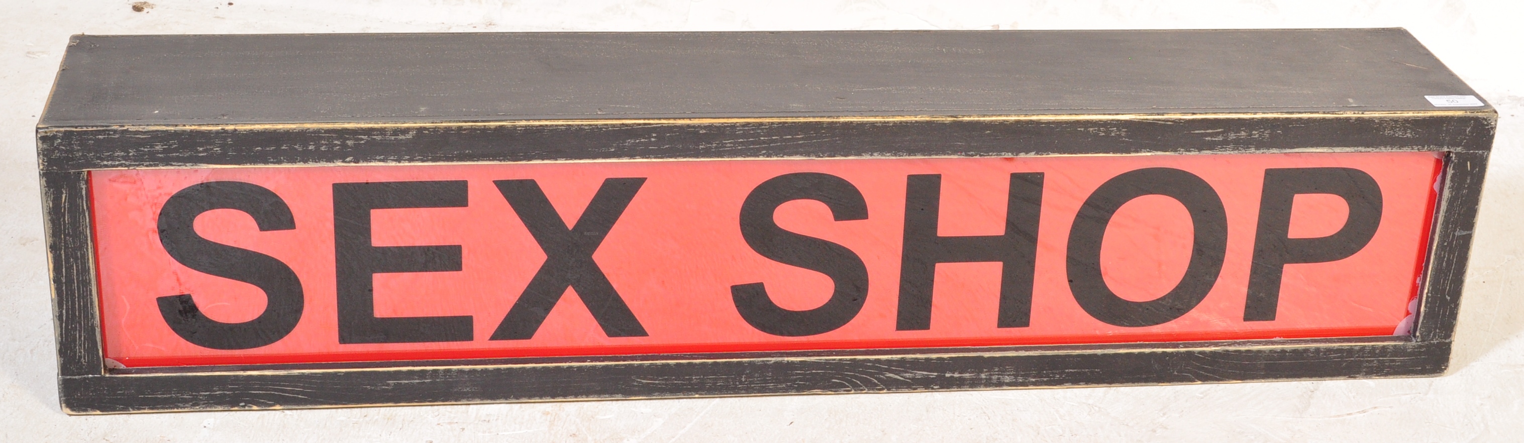 SEX SHOP - LATE 20TH CENTURY ADVERTISING LIGHTBOX SIGN - Bild 2 aus 3