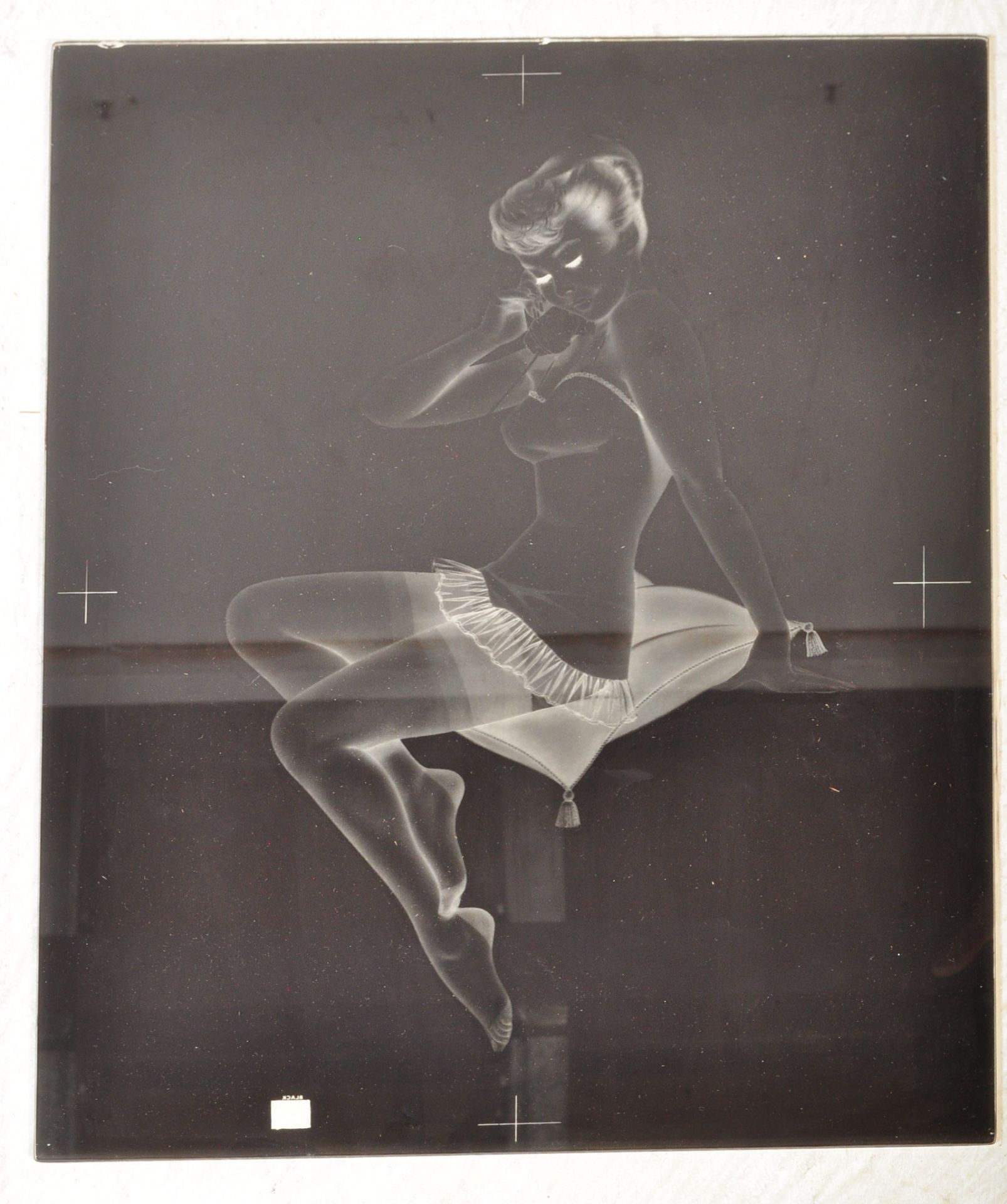 BUSY NUMBER - SET OF SIX BALLERINA PRINTING GLASS PLATES - Image 4 of 5