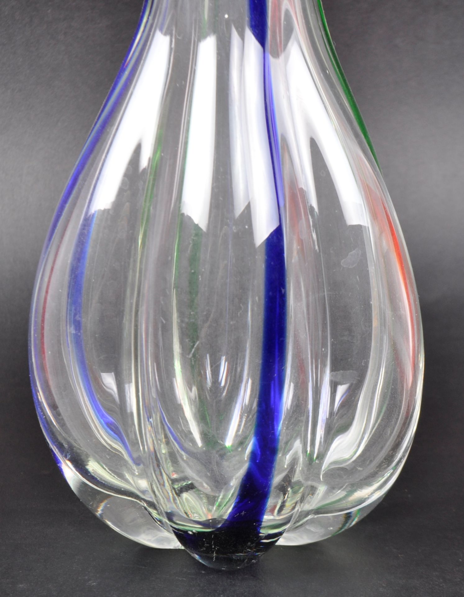 SELECTION OF FOUR MID CENTURY ITALIAN STUDIO ART GLASS VASE - Image 13 of 14