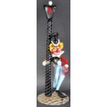 LARGE RETRO MURANO STUDIO ART GLASS CLOWN ORNAMENT