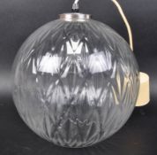 RETRO VINTAGE DANISH GLASS BALL LAMP