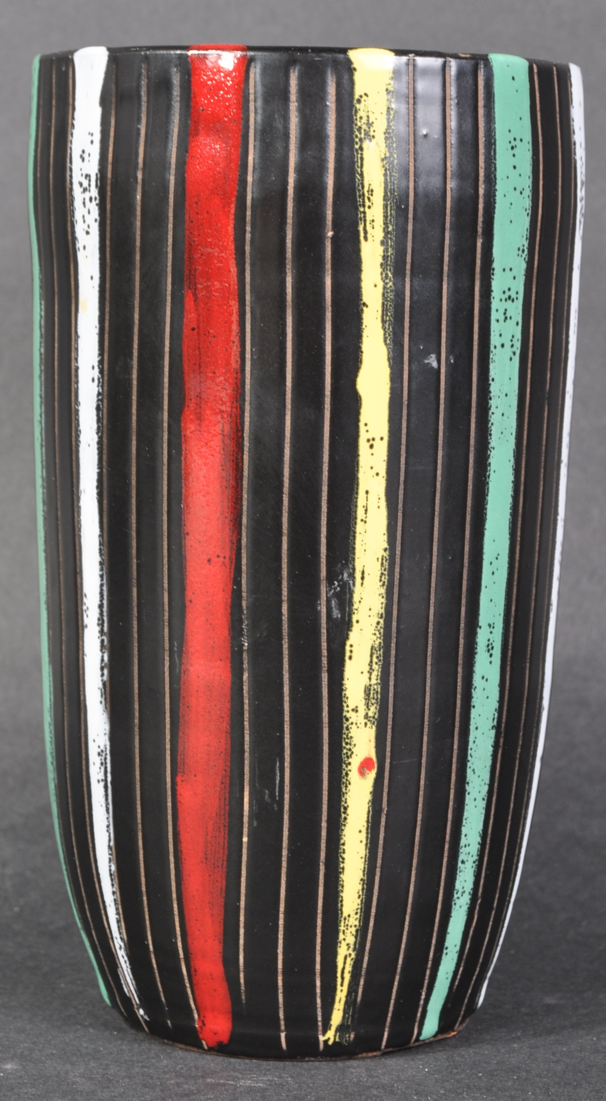 MID CENTURY ITALIAN STUDIO ART POTTERY VASE - Image 3 of 6