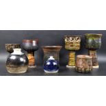 SELECTION OF 1960s / 70s STUDIO ART POTTERY