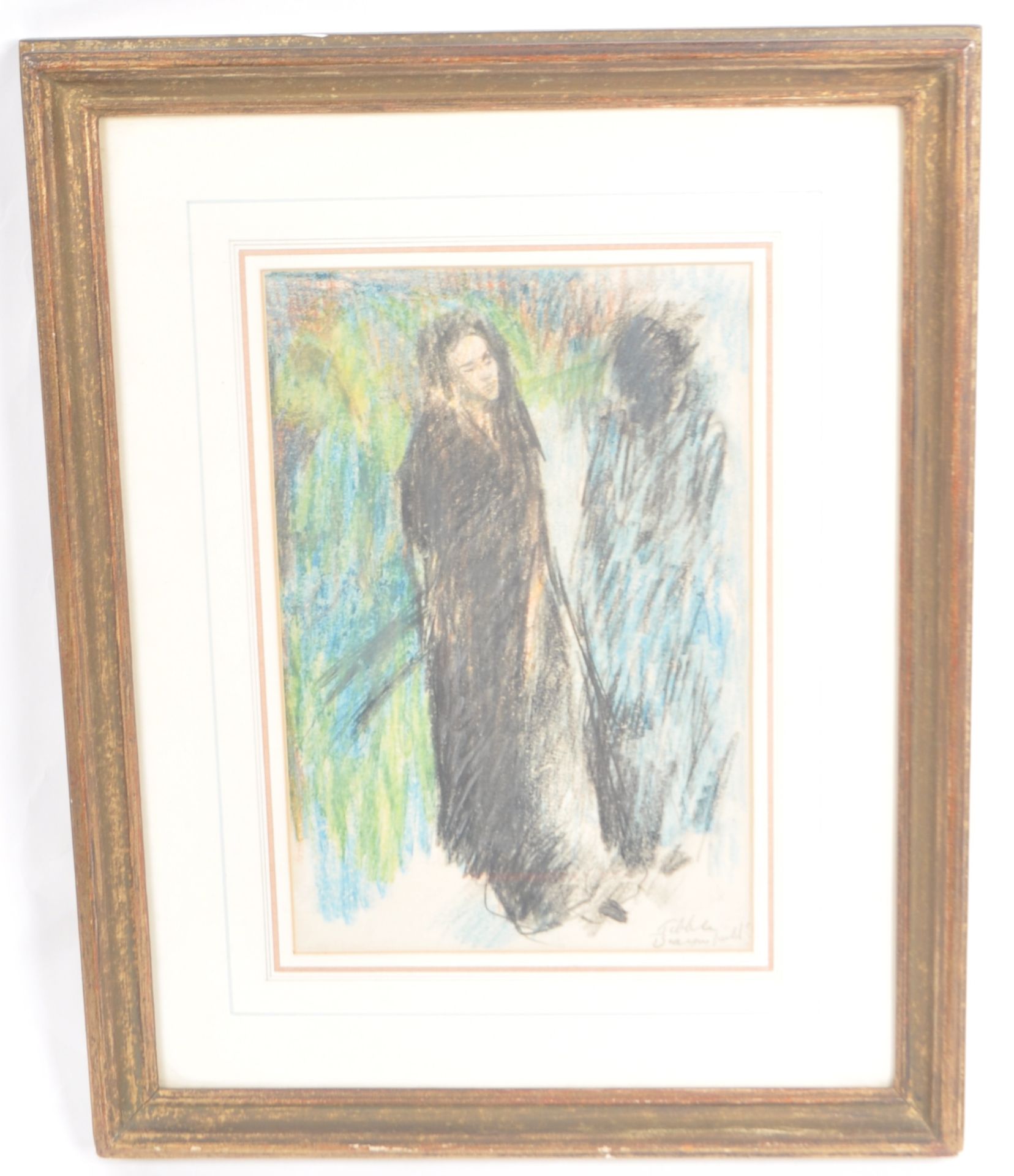 GEOFFREY TIBBLE (1909-1952) ORIGINAL CRAYON DRAWING