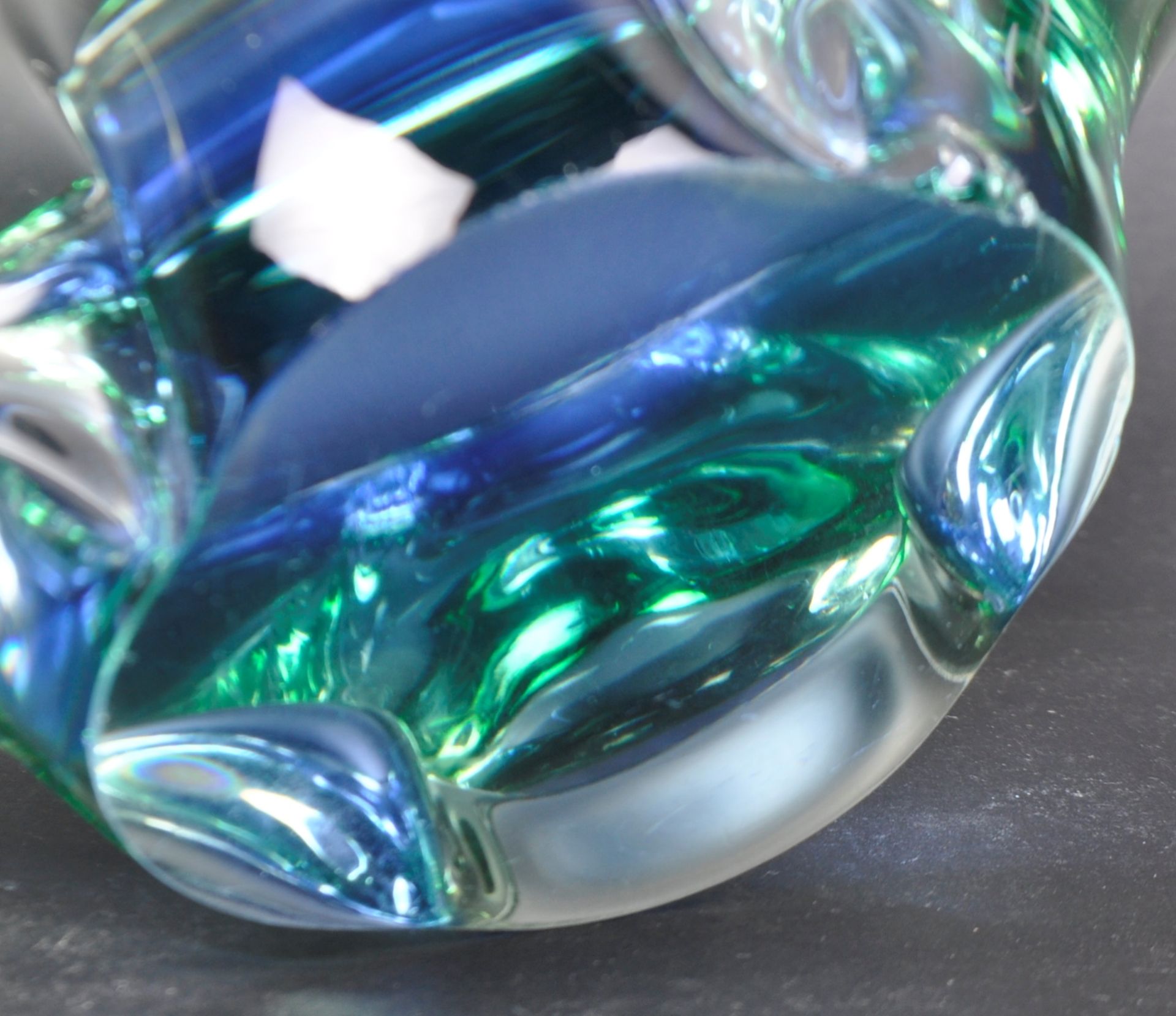 RETRO MID CENTURY ITALIAN MURANO STUDIO ART GLASS VASE - Image 5 of 6