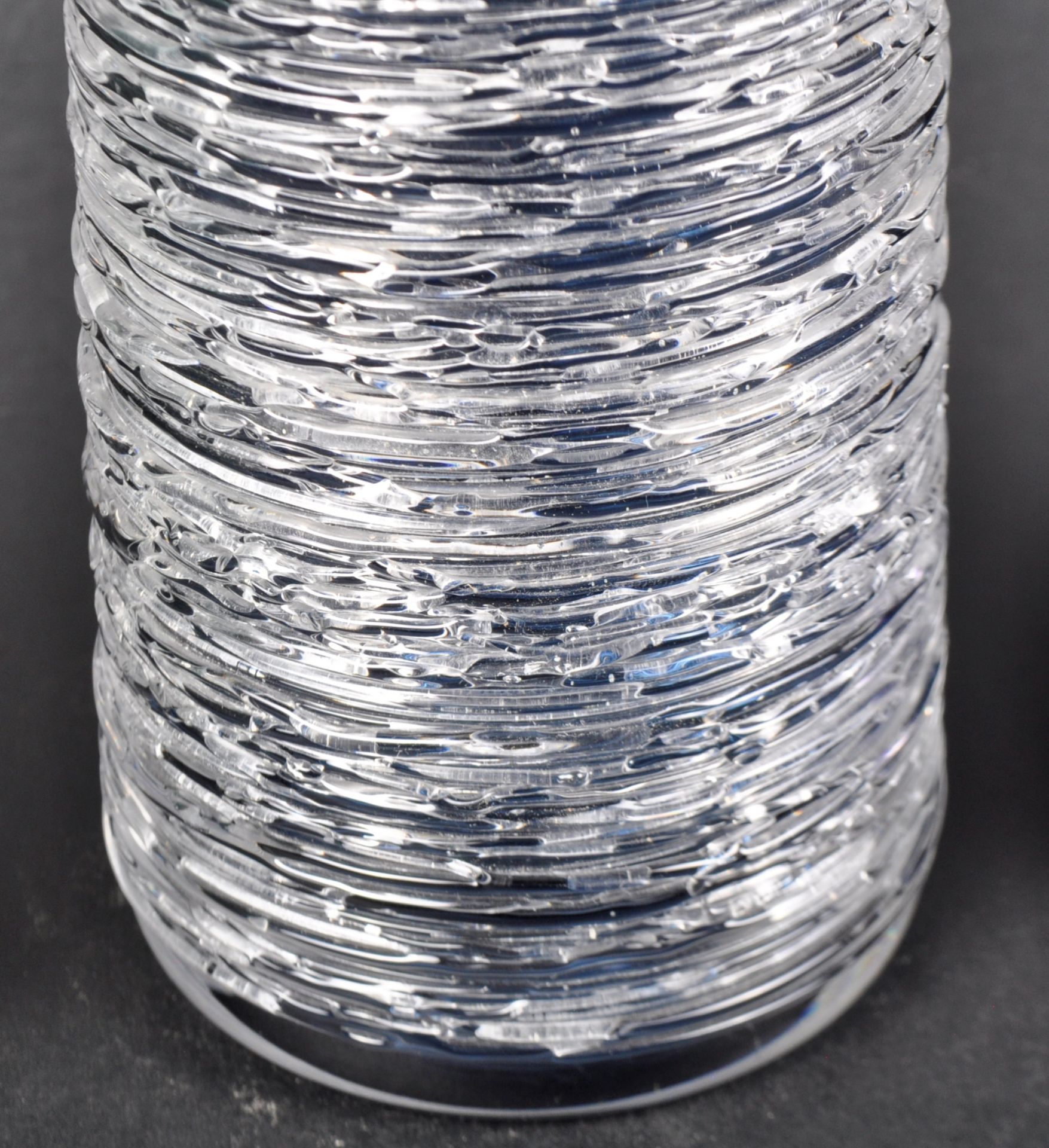 BENGT EDENFALK FOR SKRUF - A TRIO OF SPUN STUDIO ART GLASS VASES - Image 8 of 9