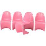AFTER VERNER PANTON - CONTEMPORARY SET OF KIDS ' S ' CHAIRS