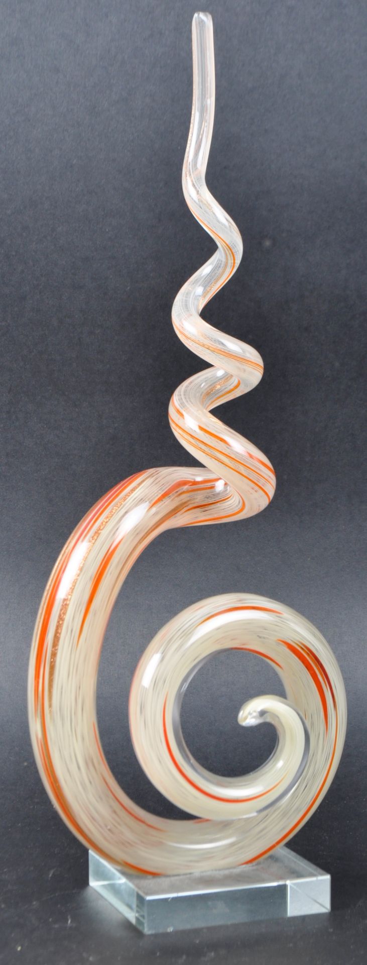 ITALIAN MURANO STUDIO ART GLASS FREEFORM SCULPTURE