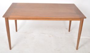 CONTEMPORARY RETRO STYLE WALNUT DINING TABLE