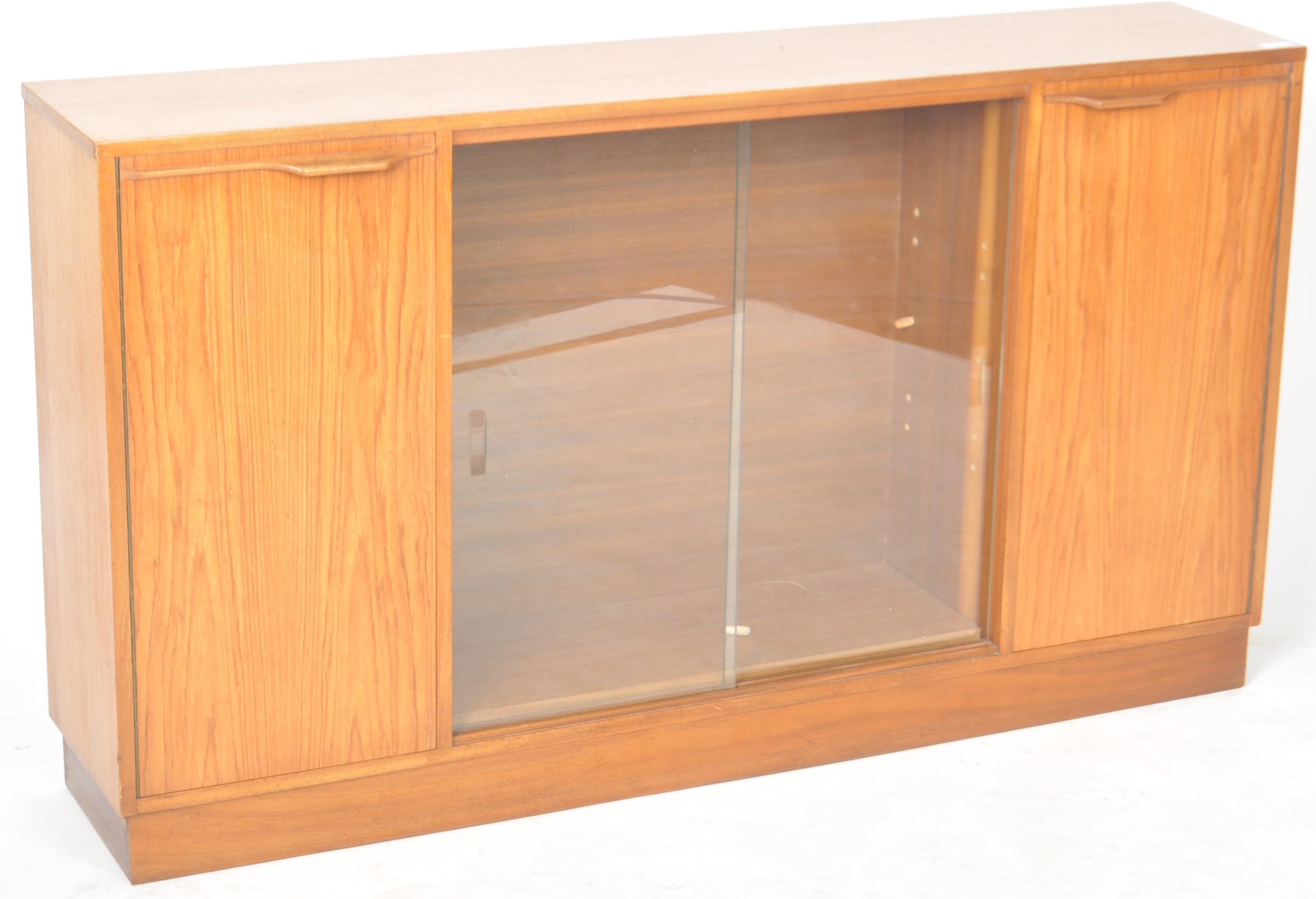 RETRO SCANDINAVIAN TEAK BOOKCASE DISPLAY CABINET - Bild 2 aus 6