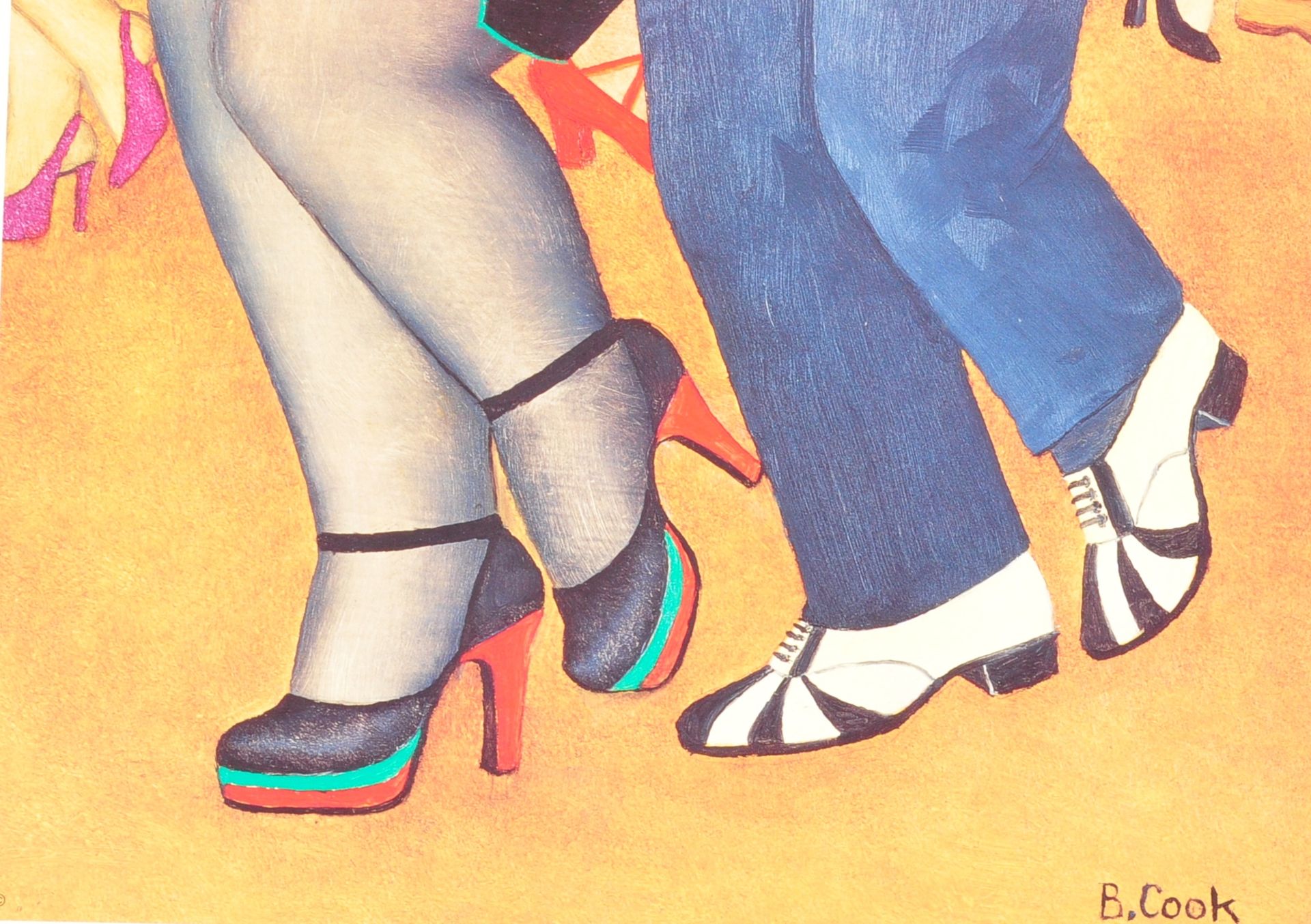 BERYL COOK (B.1926) - DIRTY DANCING - SIGNED PRINT - Image 4 of 4