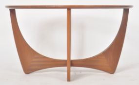 G PLAN ASTRO - MID CENTURY TEAK AND GLASS COFFEE TABLE
