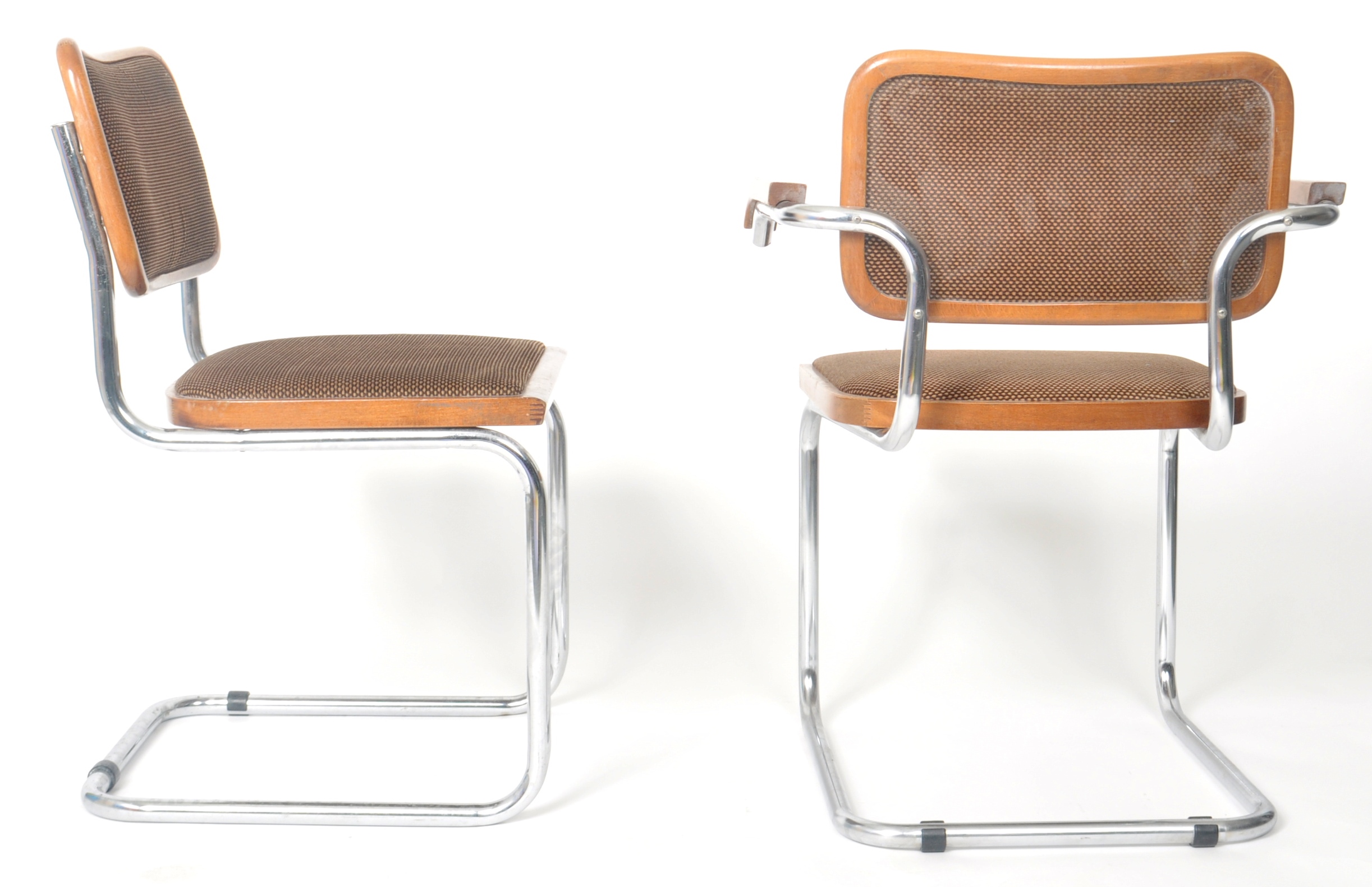 MARCEL BREUER - CESCA - SET OF SIX CANTILEVER DINING CHAIRS - Image 4 of 5