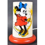 MINNIE / MICKEY MOUSE - MID CENTURY 1960s BEDSIDE TABLE LAMP