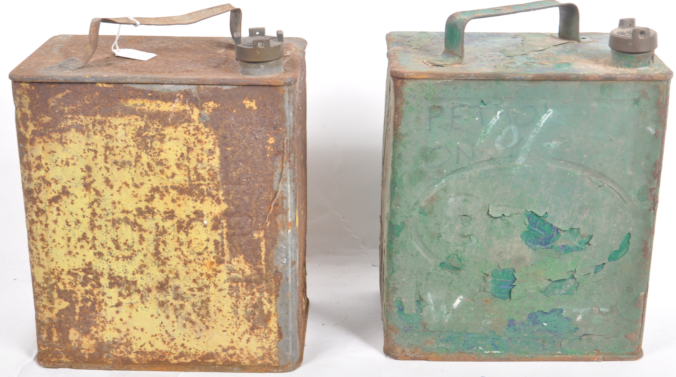 ESSO / SHELL - MOTORING INTEREST - TWO GALLON PETROL CANS