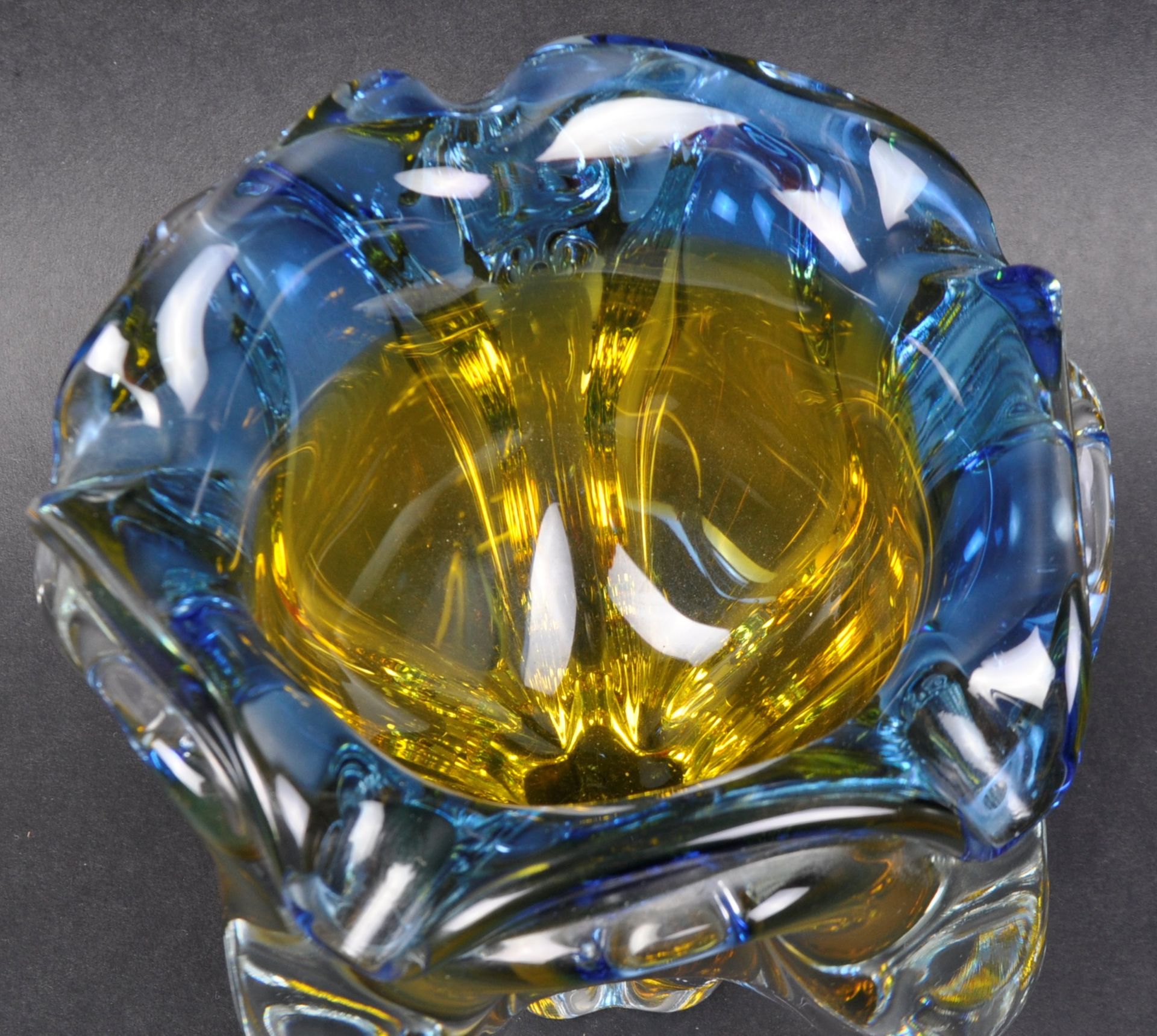 JOSEF HOSPODKA FOR CHRIBSKA SKIO UNION - STUDIO GLASS VASE - Image 3 of 6