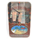 SOUTHERN COMFORT - VINTAGE PUB ADVERTISING CLOCK MIRROR