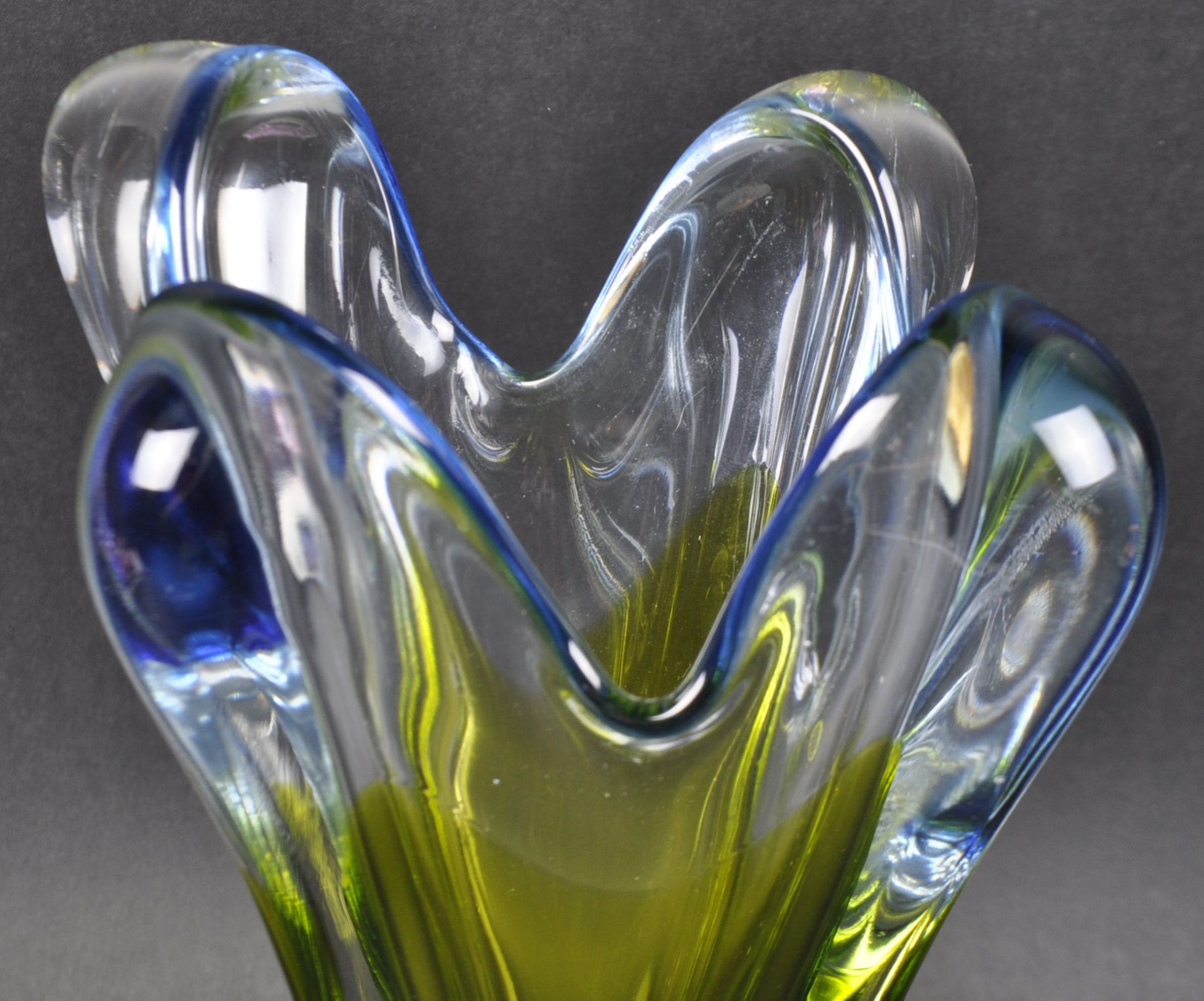 JOSEF HOSPODKA FOR CHRIBSKA SKLO UNION - STUDIO GLASS VASE - Image 3 of 5