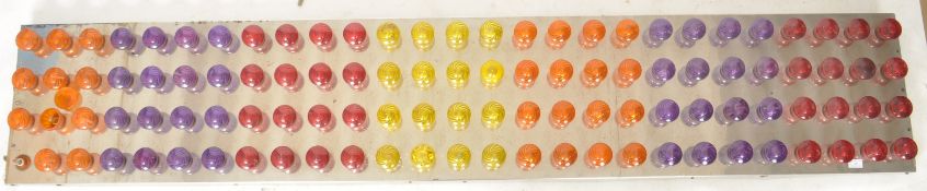 LARGE 20TH CENTURY MULTI COLOURED LIGHT PANEL