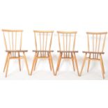 ERCOL - MODEL 391 ALL PURPOSE CHAIR - MATCHING SET OF FOUR