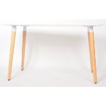 CONTEMPORARY SCANDINAVIAN INFLUENCED DINING TABLE