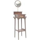 EARLY 20TH CENTURY OAK VANITY WASH STAND