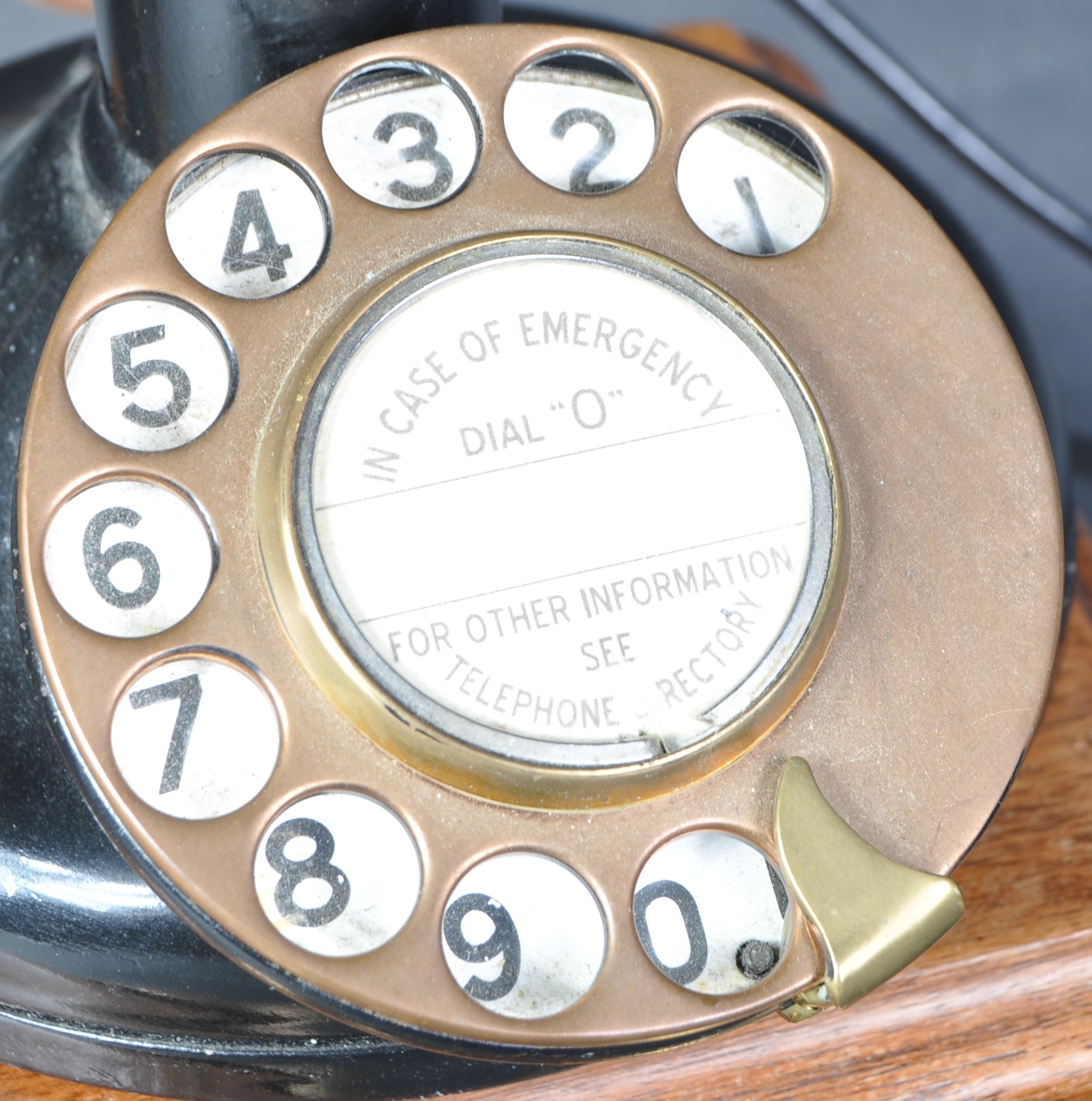 GPO 150 NO.2 - VINTAGE ART DECO BAKELITE STICK TELEPHONE - Image 5 of 6