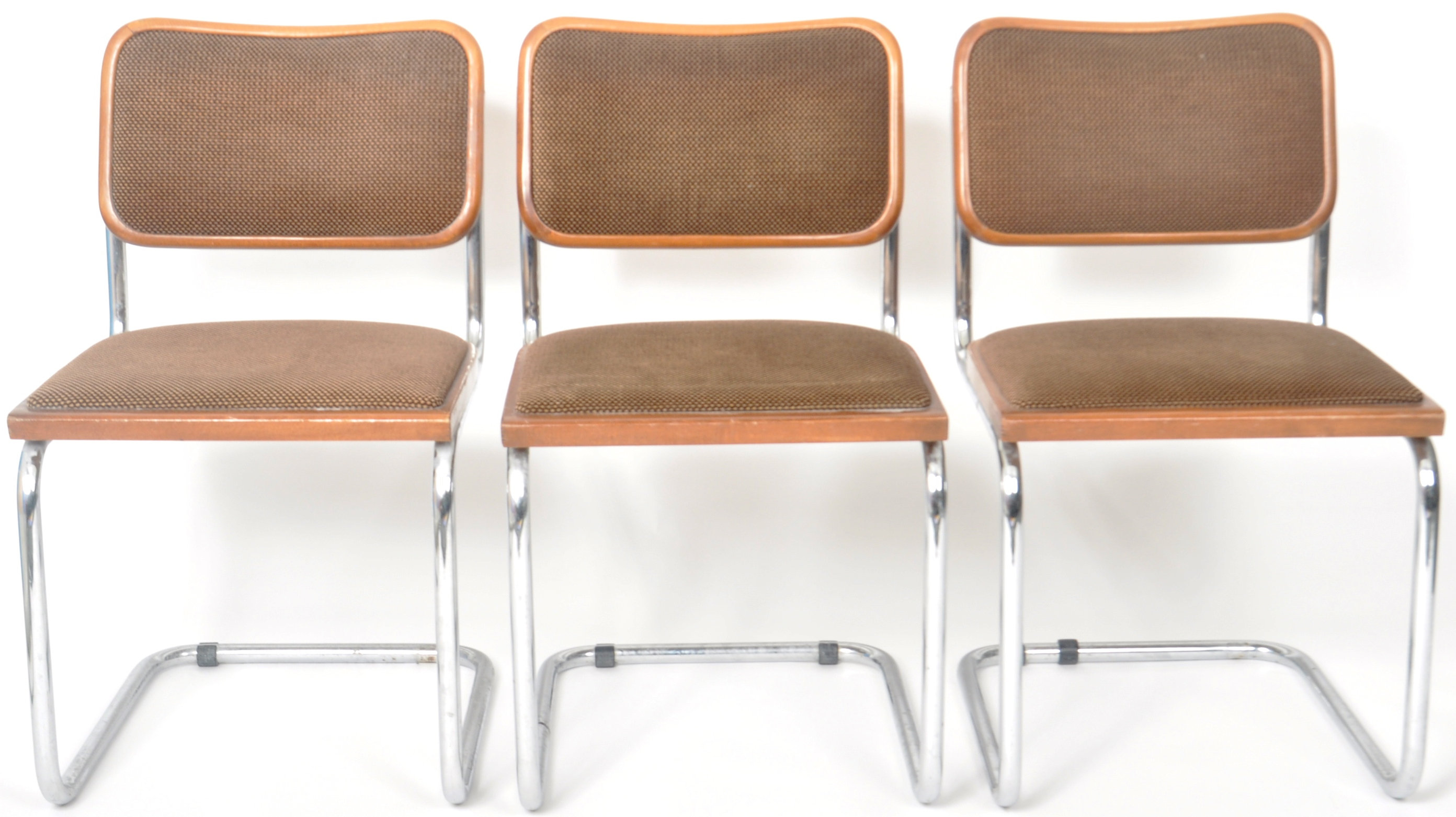 MARCEL BREUER - CESCA - SET OF SIX CANTILEVER DINING CHAIRS - Image 2 of 5