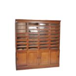 LARGE 19TH CENTURY VICTORIAN HABERDASHERY CABINET