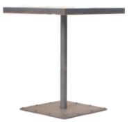 MATCHING PAIR OF CONTEMPORARY METAL INDUSTRIAL TABLES