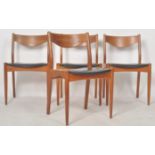 SL MOBLER DURUP - MATCHING SET OF FOUR DANISH TEAK CHAIRS