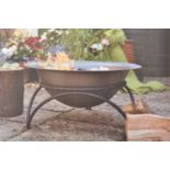 WOODLODGE - BOXED & NEW CAST IRON FIRE PIT