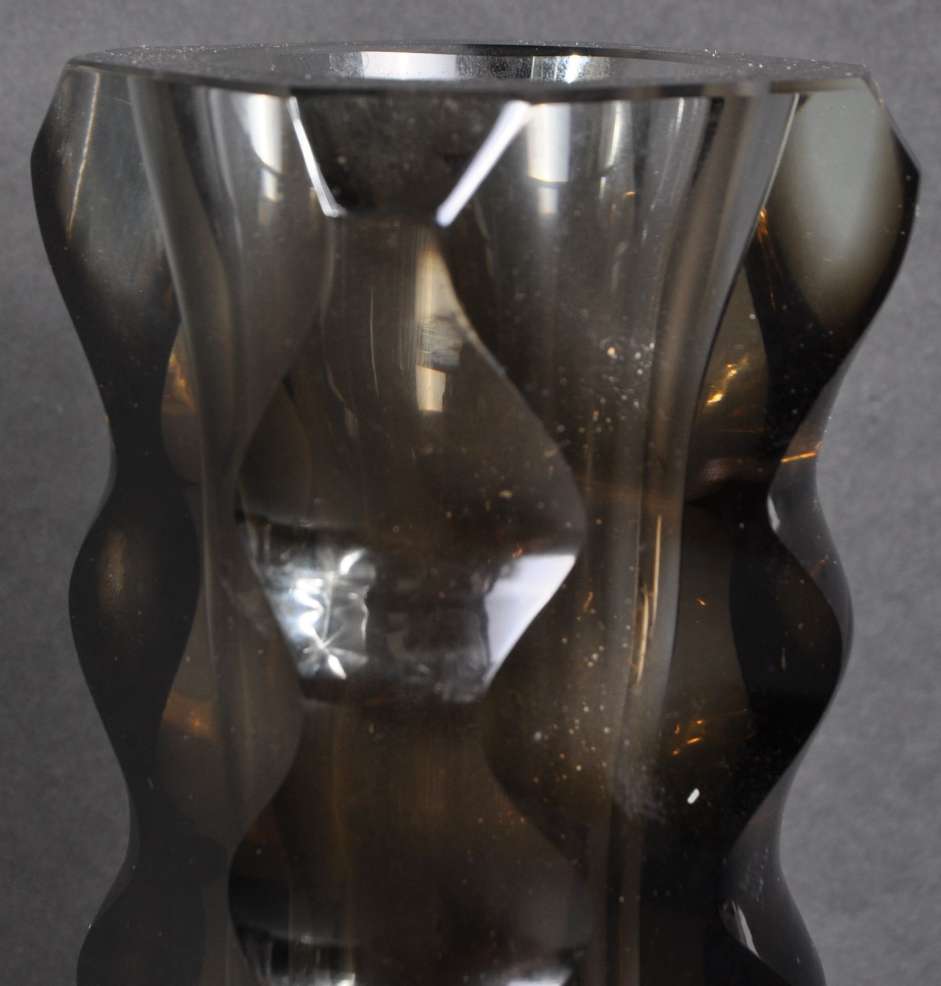 OLDRICH LIPSKY FOR EXBOR - 60s CZECHOSLOVAKIAN GLASS VASE - Bild 4 aus 8