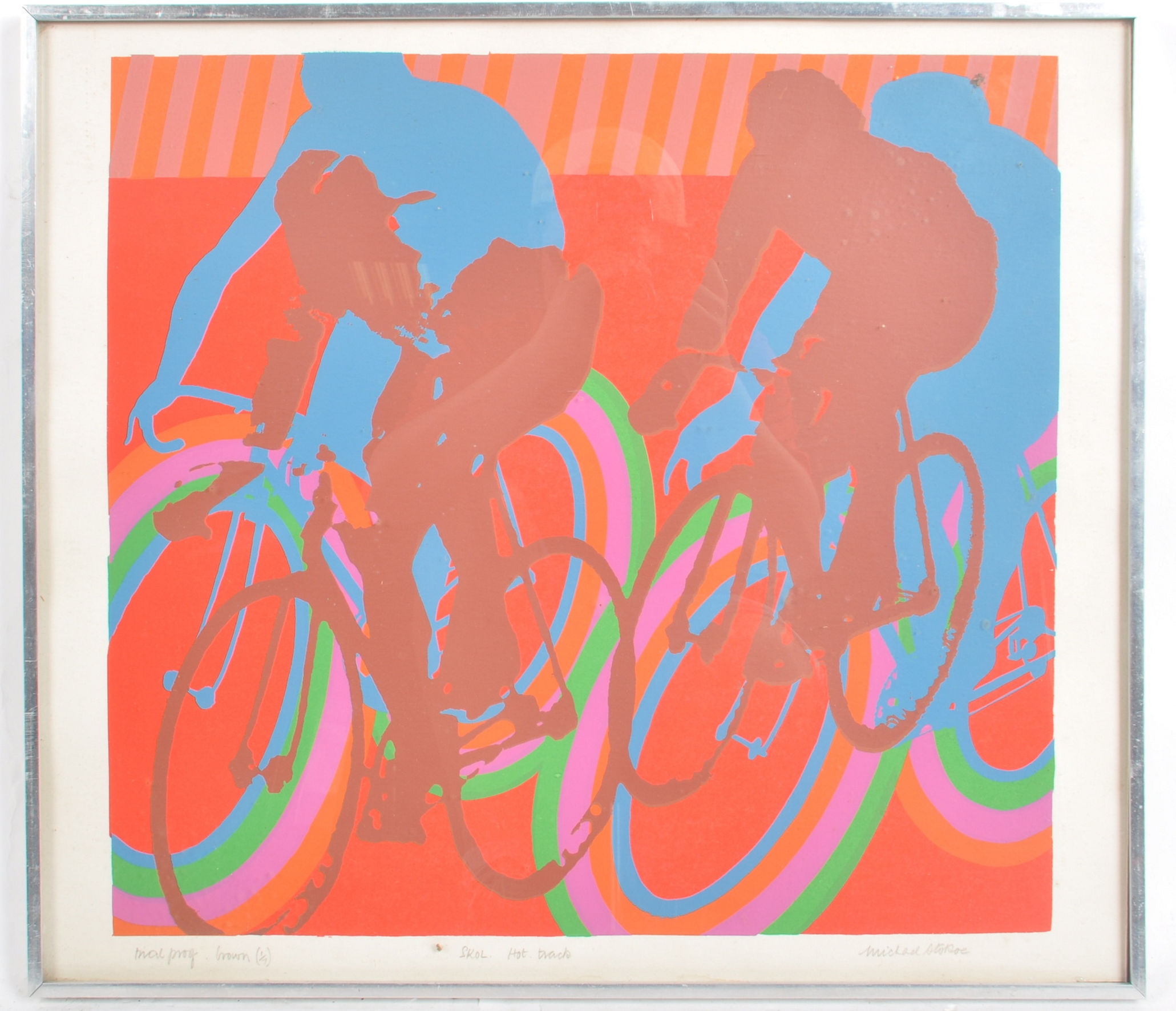 MICHAEL STOKOE (B.1933) - SKOL HOT TRACKS - LIMITED SIGNED PRINT