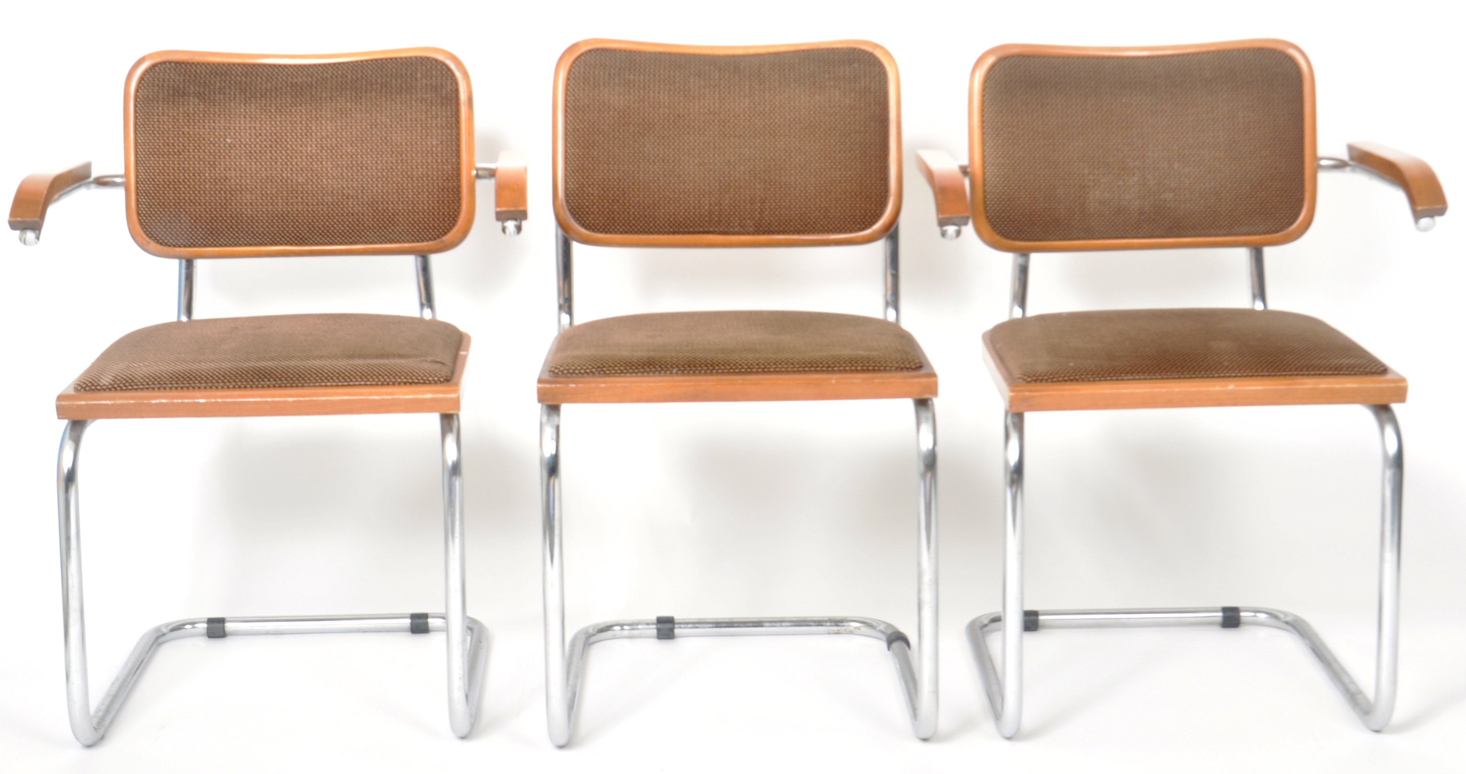 MARCEL BREUER - CESCA - SET OF SIX CANTILEVER DINING CHAIRS - Image 3 of 5