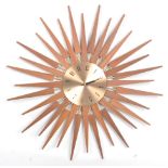 AFTER GEORGE NELSON - CONTEMPORARY STARBURST CLOCK